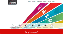 Desktop Screenshot of lowerys.com